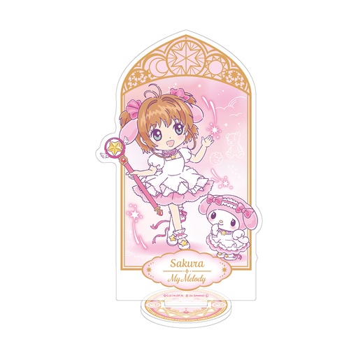 [ATH47266] Hologram Acrylic Stand "Cardcaptor Sakura" x Sanrio Characters 02 Kinomoto Sakura x My Melody (Collaboration Illustration)
