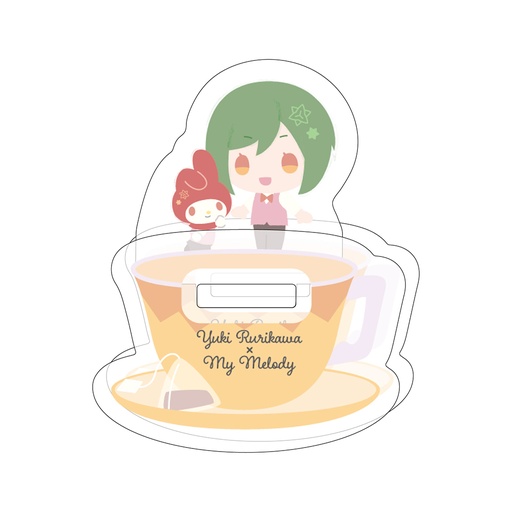 [ATH49498] Yurayura Acrylic Stand "A3!" x Sanrio Characters 08 Rurikawa Yuki x My Melody (Mini Character Illustration)
