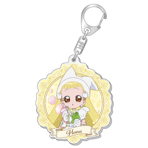 [CR11059] Ojamajo Doremi Dokkaan! Lame Acrylic Key Chain Soap Bubble Ver. Hana