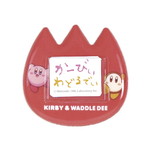 [TSF24367] Kirby's Dream Land Name Badge Hanagumi Kirby & Waddle Dee