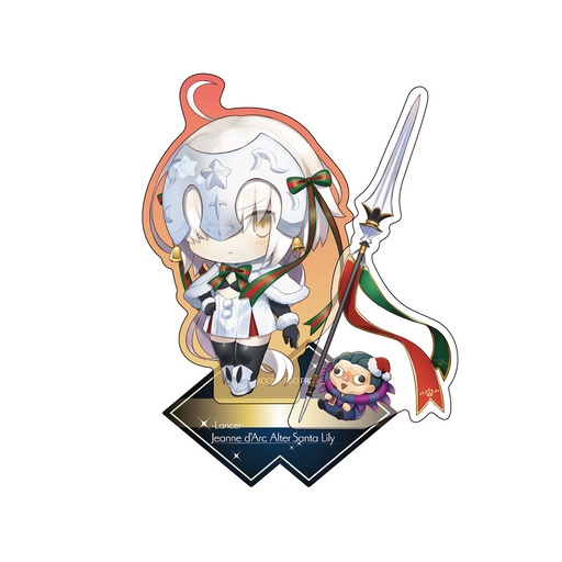 [ANP76566] Fate/Grand Order CharaToria Acrylic Stand Lancer / Jeanne dArc Alter Santa Lily