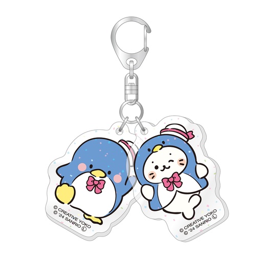 [CR11541] Sirotan x HAPIDANBUI Lame Twin Acrylic Key Chain Sirotan x Tuxedosam