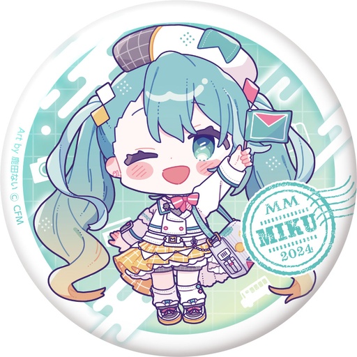 [CR11931] Hatsune Miku Magical Mirai 2024 Punipuni Can Badge Hatsune Miku Shikata Nai Ver.