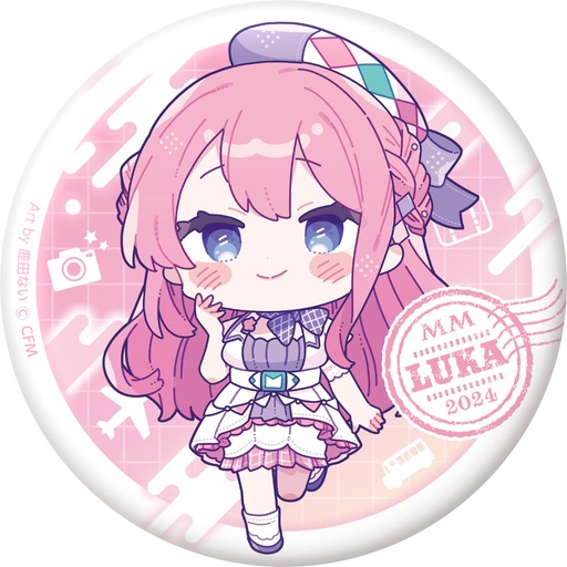 [CR11934] Hatsune Miku Magical Mirai 2024 Punipuni Can Badge Megurine Luka Shikata Nai Ver.