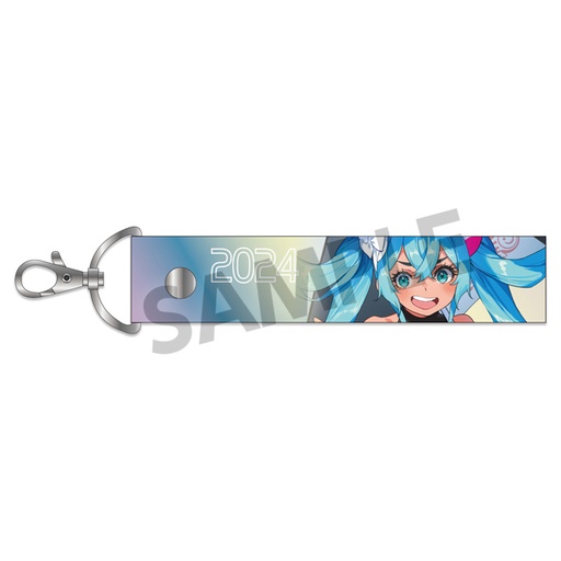 [HS17498] Racing Miku 2024 Rd.5 SUZUKA Ver. Aurora Tape Keychain