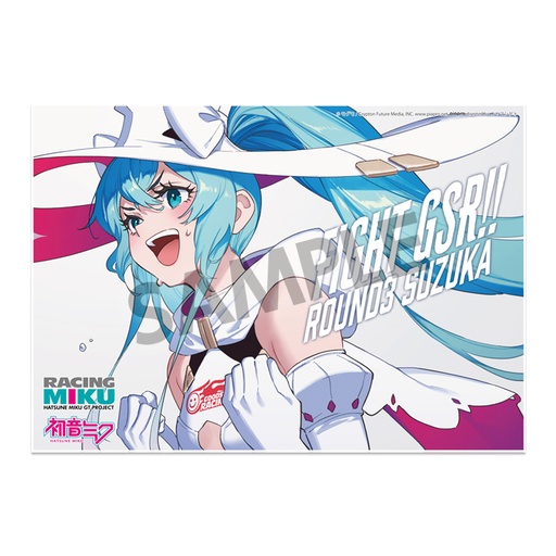[HS17589R] Racing Miku 2024 Rd.3 SUZUKA Ver. Visual Acrylic Plate