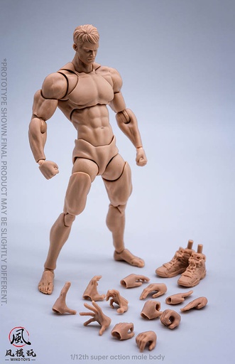 [WTY82027] WIND TOYS 1/12 Super Action Male Body Normal