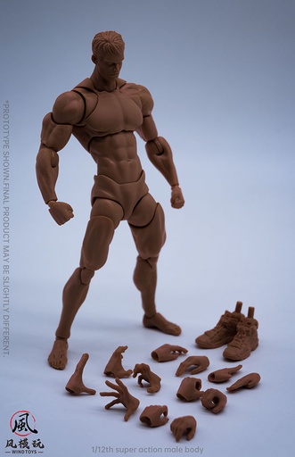 [WTY82028] WIND TOYS 1/12 Super Action Male Body Black