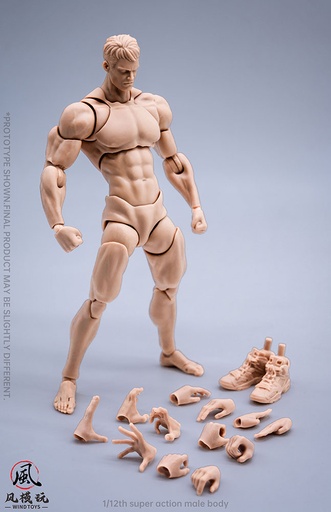 [WTY82029] WIND TOYS 1/12 Super Action Male Body White