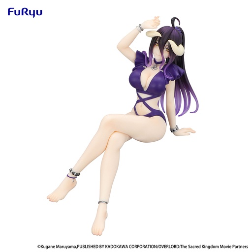 [FR50178] OVERLORD Noodle Stopper Figure -Albedo Swimsuit Dark Purple Color ver.-