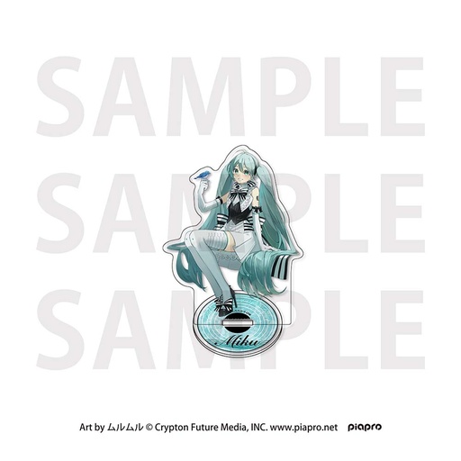 [ED31545] Piapro Characters Hatsune Miku Symphony Collaboration Cafe After Party in Yokohama Life-size Acrylic Stand Hatsune Miku