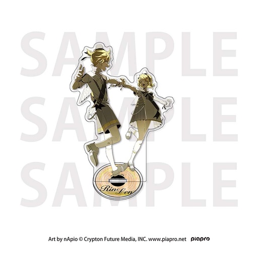 [ED31546] Piapro Characters Hatsune Miku Symphony Collaboration Cafe After Party in Yokohama Life-size Acrylic Stand Kagamine Rin & Kagamine Len