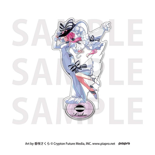 [ED31548] Piapro Characters Hatsune Miku Symphony Collaboration Cafe After Party in Yokohama Life-size Acrylic Stand Megurine Luka