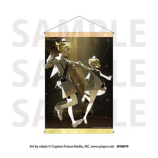 [ED31552] Piapro Characters Hatsune Miku Symphony Collaboration Cafe After Party in Yokohama B2 Tapestry Kagamine Rin & Kagamine Len