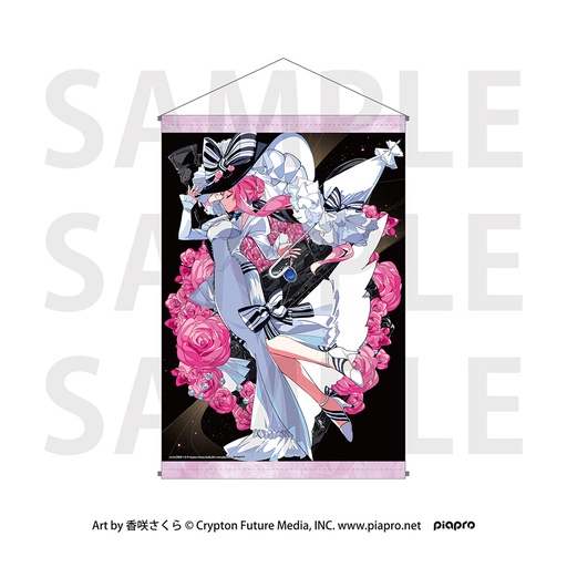 [ED31553] Piapro Characters Hatsune Miku Symphony Collaboration Cafe After Party in Yokohama B2 Tapestry Megurine Luka