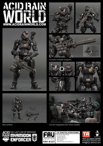 [TAL21361] TOYS ALLIANCE LIMITED "ACID RAIN" 1/18 SCALE FAV-A127 MYRMIDON ENFORCER