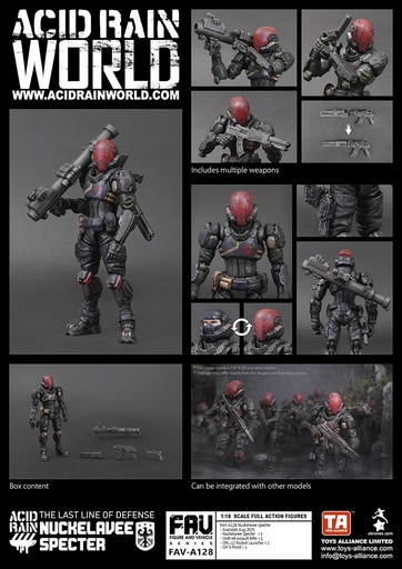[TAL21362] TOYS ALLIANCE LIMITED "ACID RAIN" 1/18 SCALE FAV-A128 NUCKELAVEE SPECTER