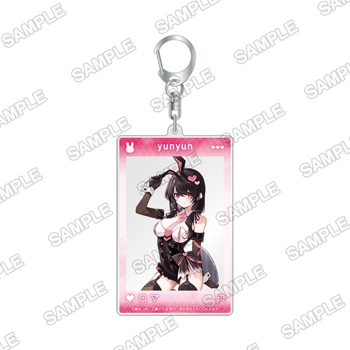 [KK41039] Kono Subarashii Sekai ni Shukufuku wo! SNS Style Acrylic Key Chain Yunyun Bunny Ver.