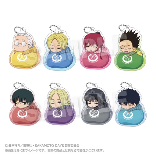 [STN67104] Sakamoto Days Trading Acrylic Key Chain Fuwamin Ver.