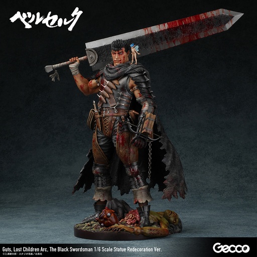 [GE65091] Berserk/ Guts, Lost Children Arc, The Black Swordsman 1/6 Scale Statue Redecoration Ver.