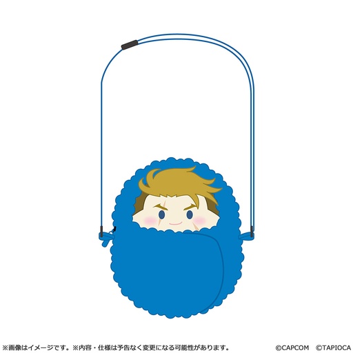 [CC13346] Kurumitapi Plush mascot pouch Street Fighter 6 LUKE