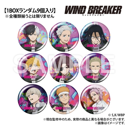[SMP35125] Wind Breaker Trading Can Badge Collection City Ver.