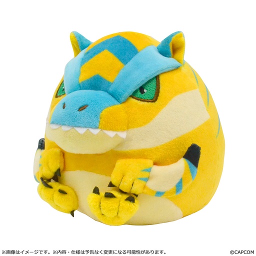 [CC13254] Monster Hunter Fluffy Eggshaped Plush Mini Tigrex