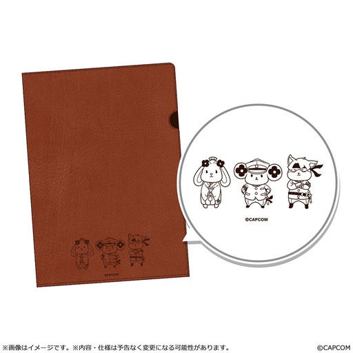 [CC13377] Leather booklet-like file folder The Great Ace Attorney IRIS'S HANDMADE CHARMS A