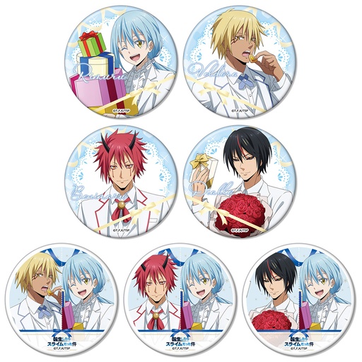 [MTS72396] That Time I Got Reincarnated as a Slime Original Illustration Trading Can Badge White Day Ver.