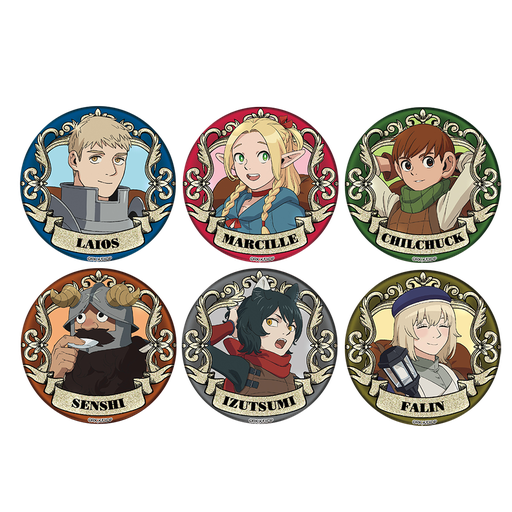 [SRP77641R] Delicious in Dungeon - Badge - Set 01 - 6 Styles (1 Style/Pcs)