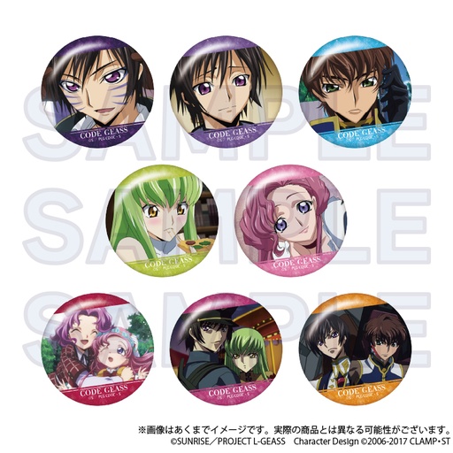 [YL64964] Code Geass Lelouch of the Rebellion Trading Scenes Hologram Can Badge