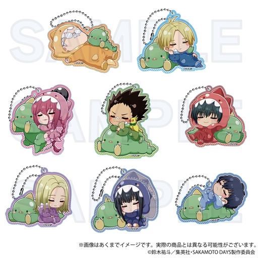 [YL65715] Sakamoto Days Trading Acrylic Key Chain GyaoColle Ver.