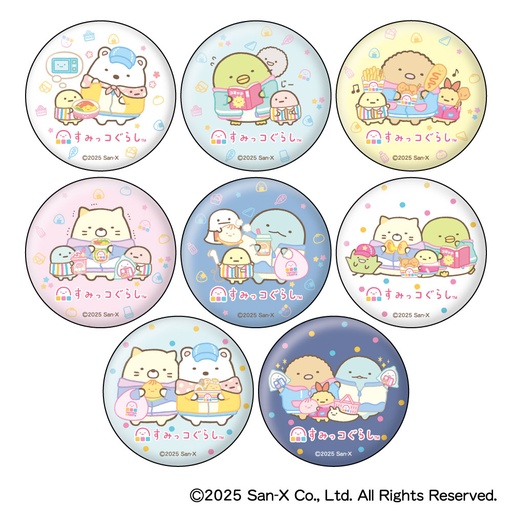 [XBC74933] Sumikkogurashi Happy Tapioca Convenience Store Muni Chara Badge