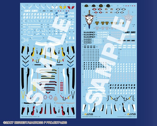 [AO20291] V.F.G. "Macross Frontier" VF-25 General Purpose Decal Set