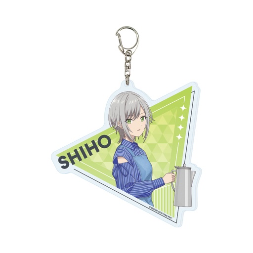 [ATH55866] Deka Acrylic Key Chain "COLORFUL STAGE! The Movie: A Miku Who Can't Sing" 02 Hinomori Shiho Collaboration Cafe Ver. (Original Illustration)
