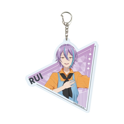 [ATH55869] Deka Acrylic Key Chain "COLORFUL STAGE! The Movie: A Miku Who Can't Sing" 05 Kamishiro Rui Collaboration Cafe Ver. (Original Illustration)