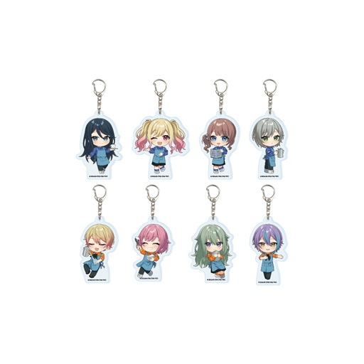 [ATH55880] Mini Chara Acrylic Key Chain "COLORFUL STAGE! The Movie: A Miku Who Can't Sing" 01 Collaboration Cafe Ver. (Original Illustration)