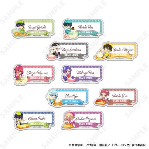 [DTC70805] Blue Lock Trading Acrylic Badge Bon Appetit