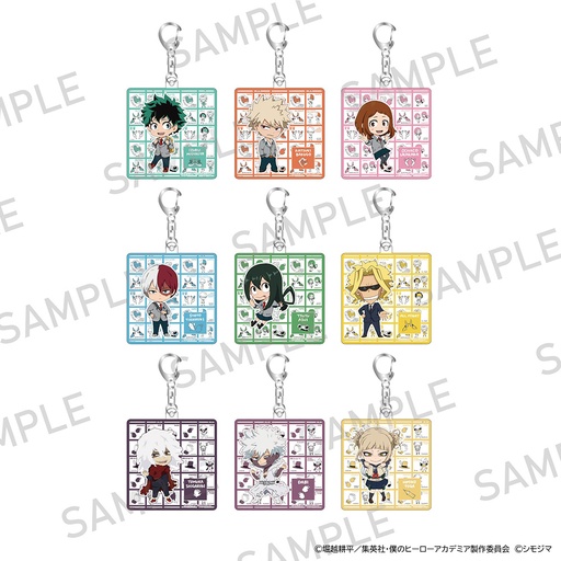 [KK36780] My Hero Academia Acrylic Key Chain Shimojima Collaboration Ver.