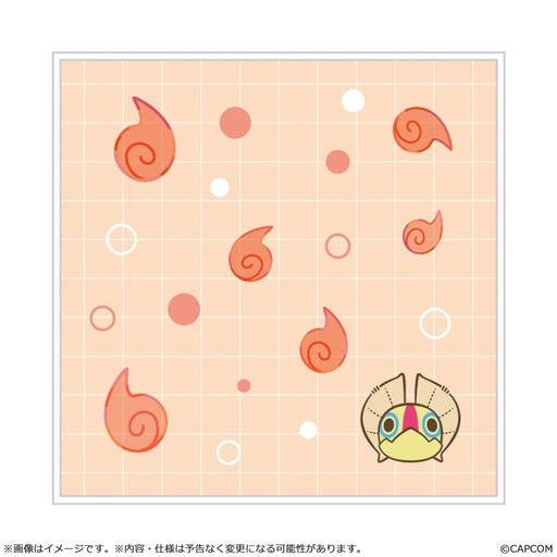 [CC13398] MONSTER HUNTER CHIBI STYLE Hand Towel: Yian Kut-Ku