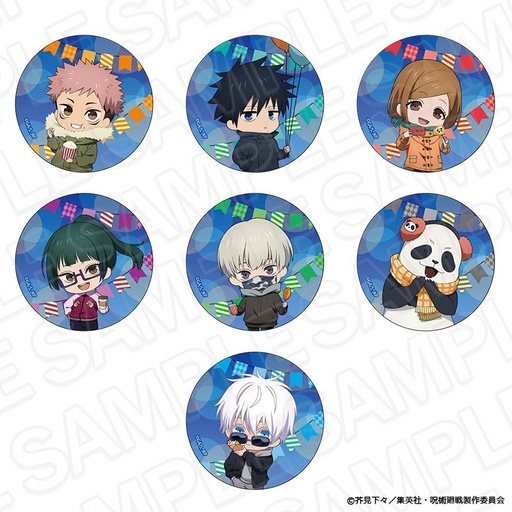 [CTS73580] Jujutsu Kaisen Can Badge Amusement Park at Night Mini Character Ver.