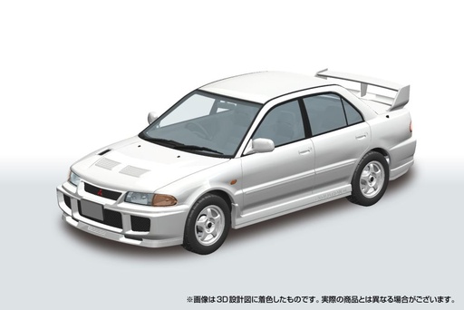 [AO06780] RakuPla Snap Car 04-SW CE9A Lancer GSR Evolution III 1995 Scotia White