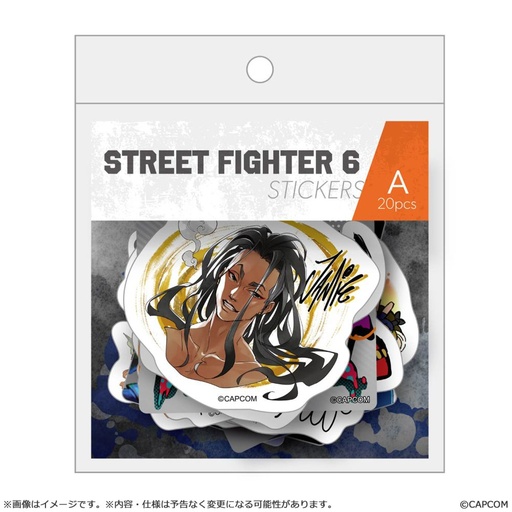 [CC13485] Street Fighter 6 die-cut stickers A set