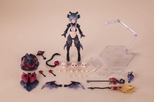 [CI19168] CIYUANJUXIANG(EXSSRION) THE APPRENTICE WITCH HOSHIKAWA NECO 1/12 SCALE ACTION FIGURE (BLACK)