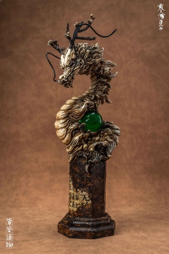 [NC82134] NIHILITY CREATION AZURE DRAGON OF WOOD RESIN STATUE