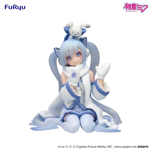 [FR50529] Hatsune Miku Noodle Stopper Figure -SNOW MIKU Sky Town 10th ver.-