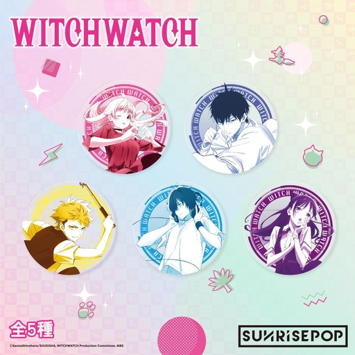 [SRP77918] Witch Watch - Coaster - 5 Styles (1 Style/Pcs)