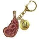 Monster Hunter Wilds Well-done Steak Keychain