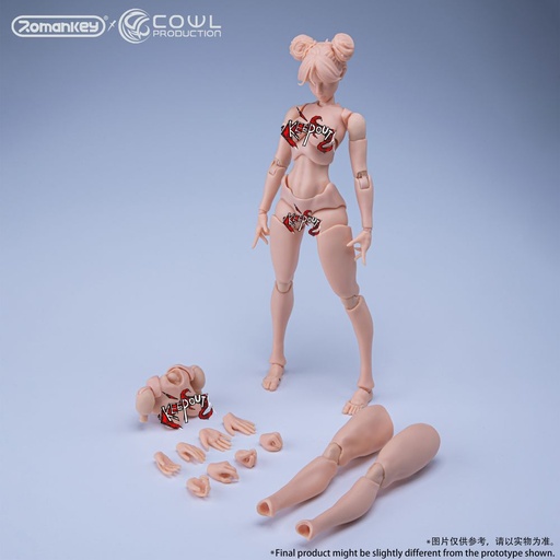 [RMK82237] Romankey X COWL 1/12 SCALE SUPER-ACTIONAL FEMALE BODY (NATURAL)