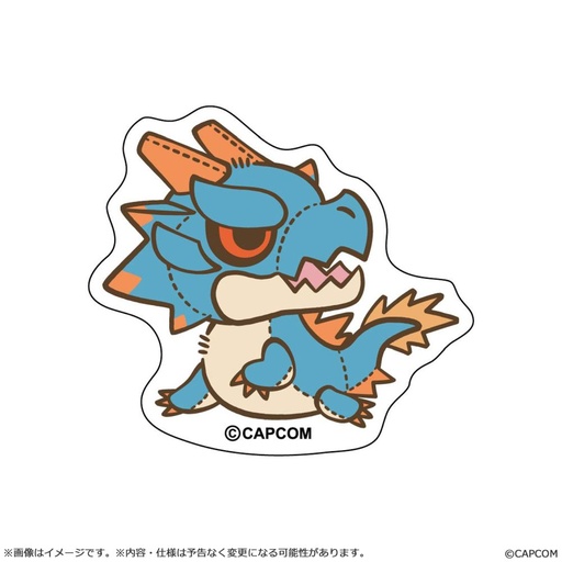 [CC13704] MONSTER HUNTER CHIBI STYLE Die-cut Sticker: Lagiacrus